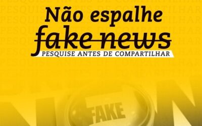 Não espalhe fake news!